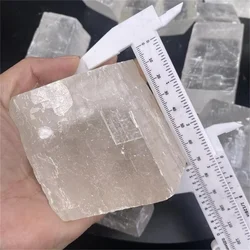 Wholesale Clear Optical Calcite Raw Cube Iceland Spar Slab Natural Stone Energy Rough Crystal Minerals Healing Stones Witchcraft