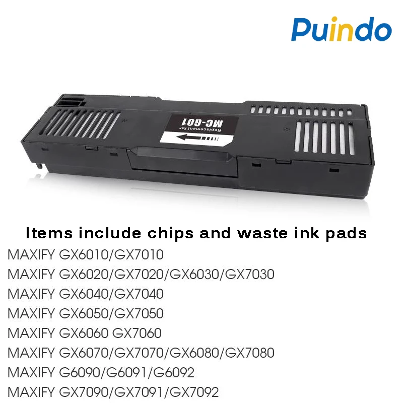MC-G01 Compatible Maintenance Box For Canon MAXIFY GX6010 GX7010 GX6020 GX7020 GX6030 GX7030 GX6040 GX7040 GX6050 GX7050 GX6060