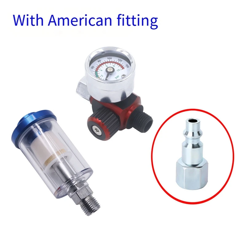 Spray Air Regulator Gauge & Air Spray Filter Tools Paint Spray Regulator Spray Air Regulator