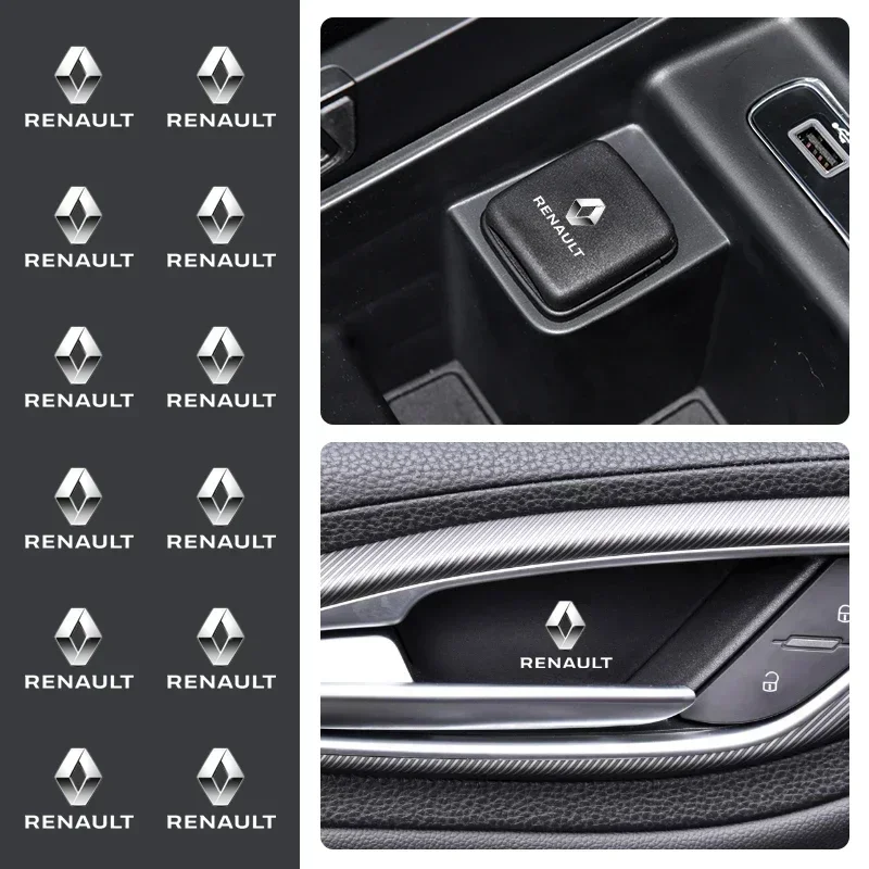 

PVC Car Door Handle Badge Protector Decal Wiper Sticker For Renault Clio Koleos Megane Espace QM6 Kadjar Captur Scenic Laguna