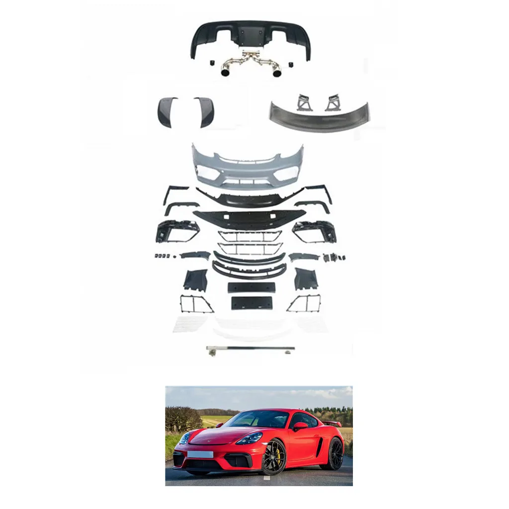 

PP Body Kits For Porsches 718 Cayman Boxster Upgraded High Quality Porsches 718 Body kit 2019