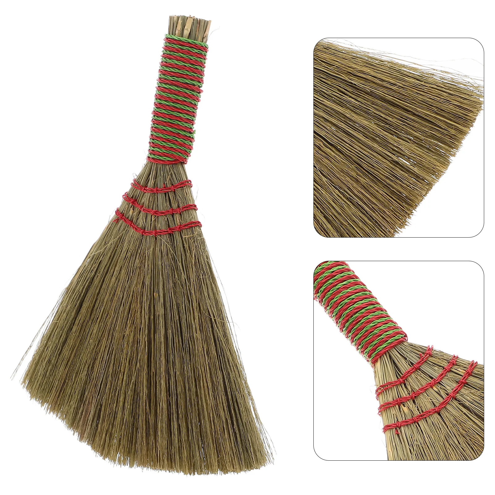 Desktop Broom Mini Hand Can Straw Whisk Brooms Corn for Making Held Short with Wood Handle Dustpan