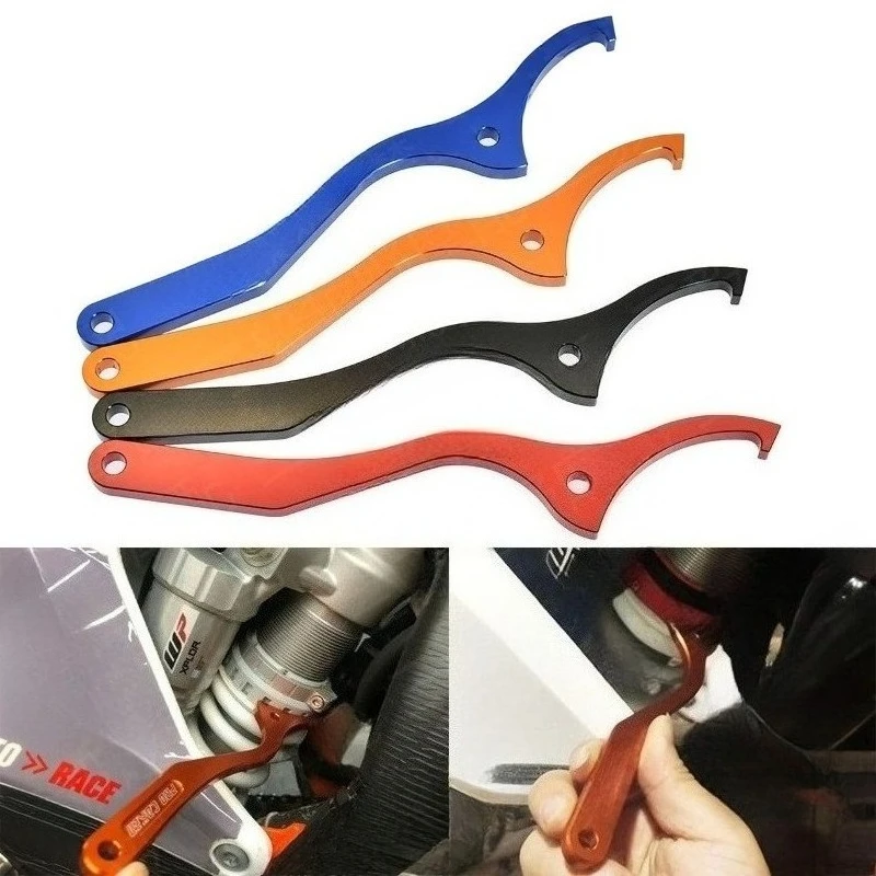 

Motorcycle Rear Damping Shock Absorber Spanner Wrench Tool for KTM SX SXF XC XCF EXC EXCF Husqvarna TE FE TC FC TX FX 125-450cc