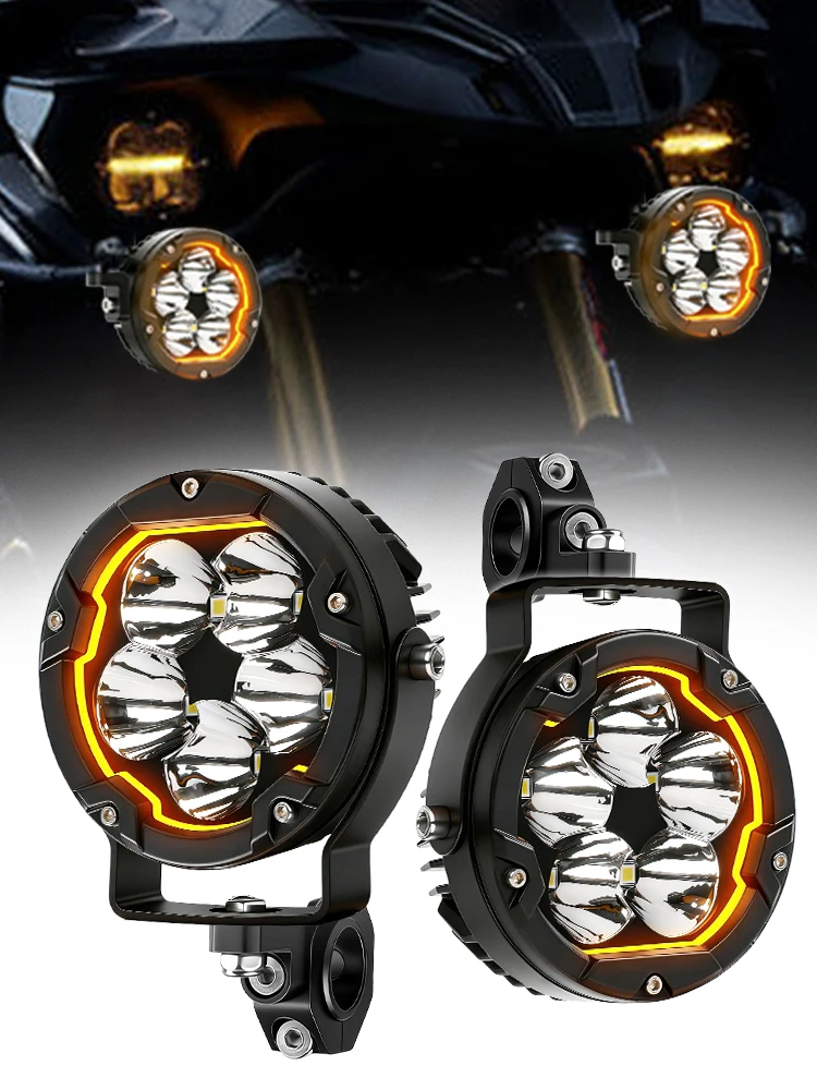 CO LIGHT 4” motorfietsen mistlamp Led extra rijlicht voor BMW R1200GS R1250GS LC ADV R 1200GS F800GS F700GS off-road gebruik - afbeelding 2