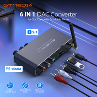 GTMEDIA A6 Bluetooth 5.1 Receiver And Transmitter Audio Adapter USB Wireless Stereo Audio With 3.5MM AUX For TV MP3 PC Headphone