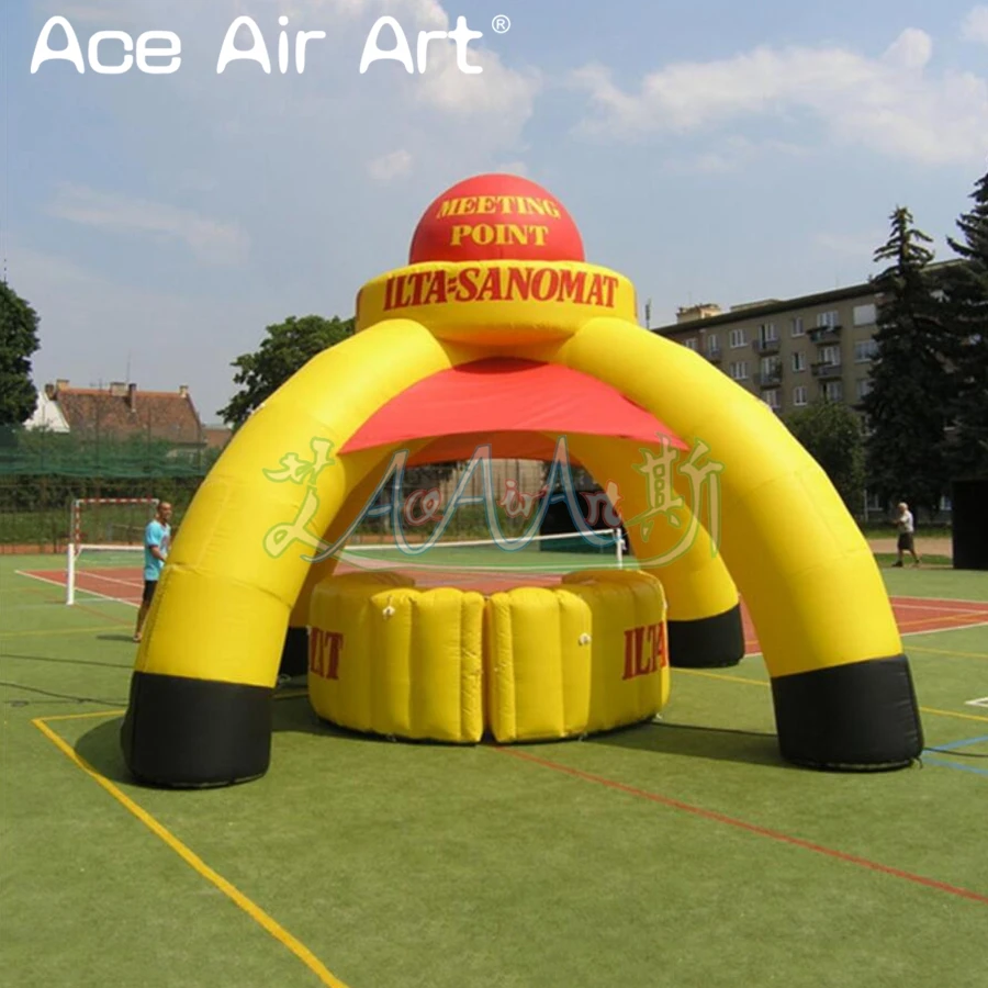 Inflatable Spider Tent with Air Blower, Snack Shop, Commercial Trade Show, Made in China