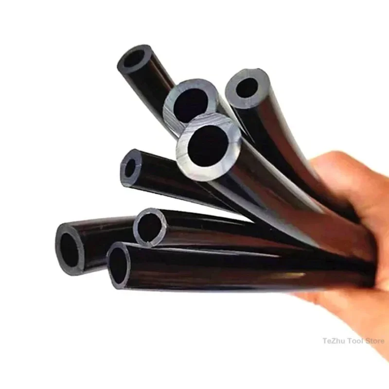 Silicone Tube Black Flexible Rubber Hose 0.5 2 3 4 5 6 7 8 10 12 14 16 18 20 25mm Flexible Soft Silicone Tube