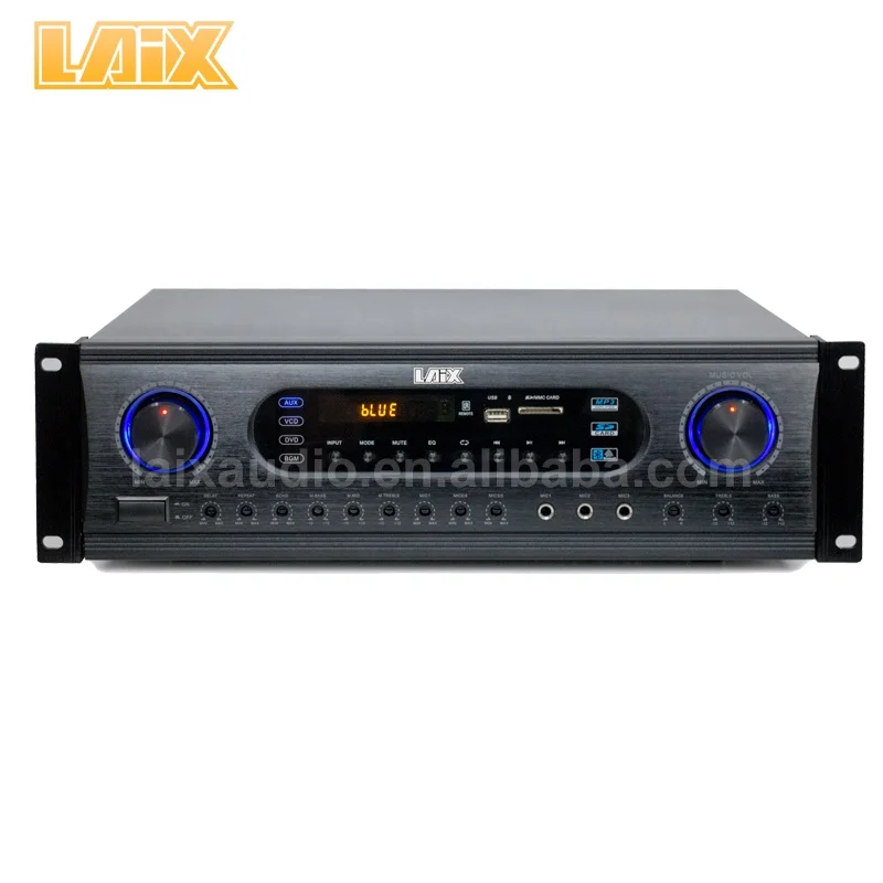 

Laix LX-390 200W Professional усилитель вещания 8 Ohm 2-канальный стереоусилитель фоновой музыки с USB-портом