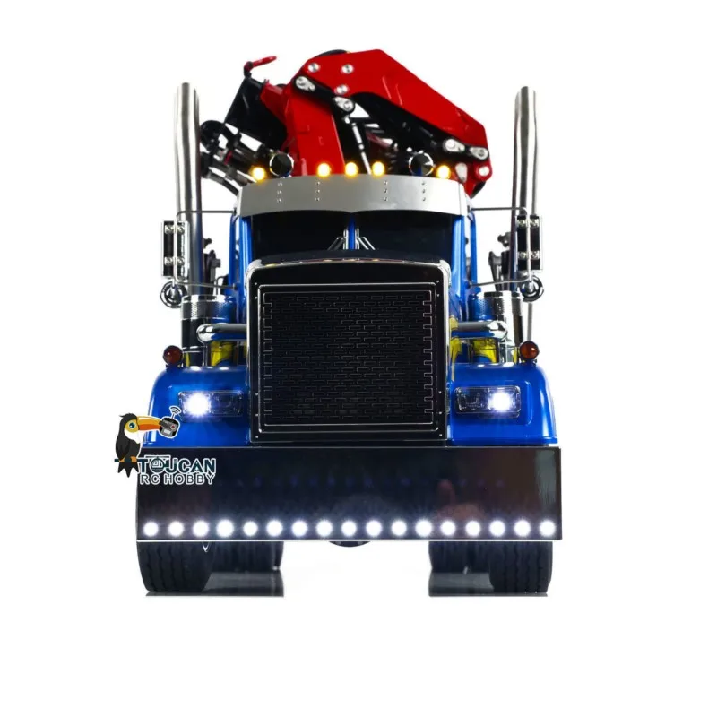 1/14 RTR 6x6 هيكل معدني 56344 RC شاحنة جرار لتقوم بها بنفسك سيارات راديو التحكم مركبة ضوء الصوت الدخان PL18 نموذج لألعاب TAMIYAYA