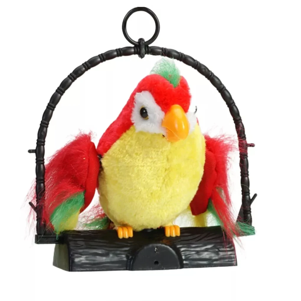 

Talking Parrot Repeats What You Say Plush Animal Toy Electronic Parrot Plush Toy Christmas Birthday Present For Kids