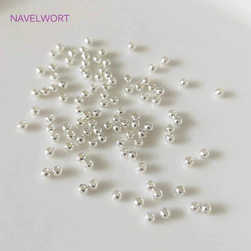 Schmuckherstellungszubehör, 2 mm–6 mm, 14 Karat/18 Karat echt vergoldet, runde Abstandsperlen, Zubehör, DIY-Perlen-Schmuckherstellung – Detail 33
