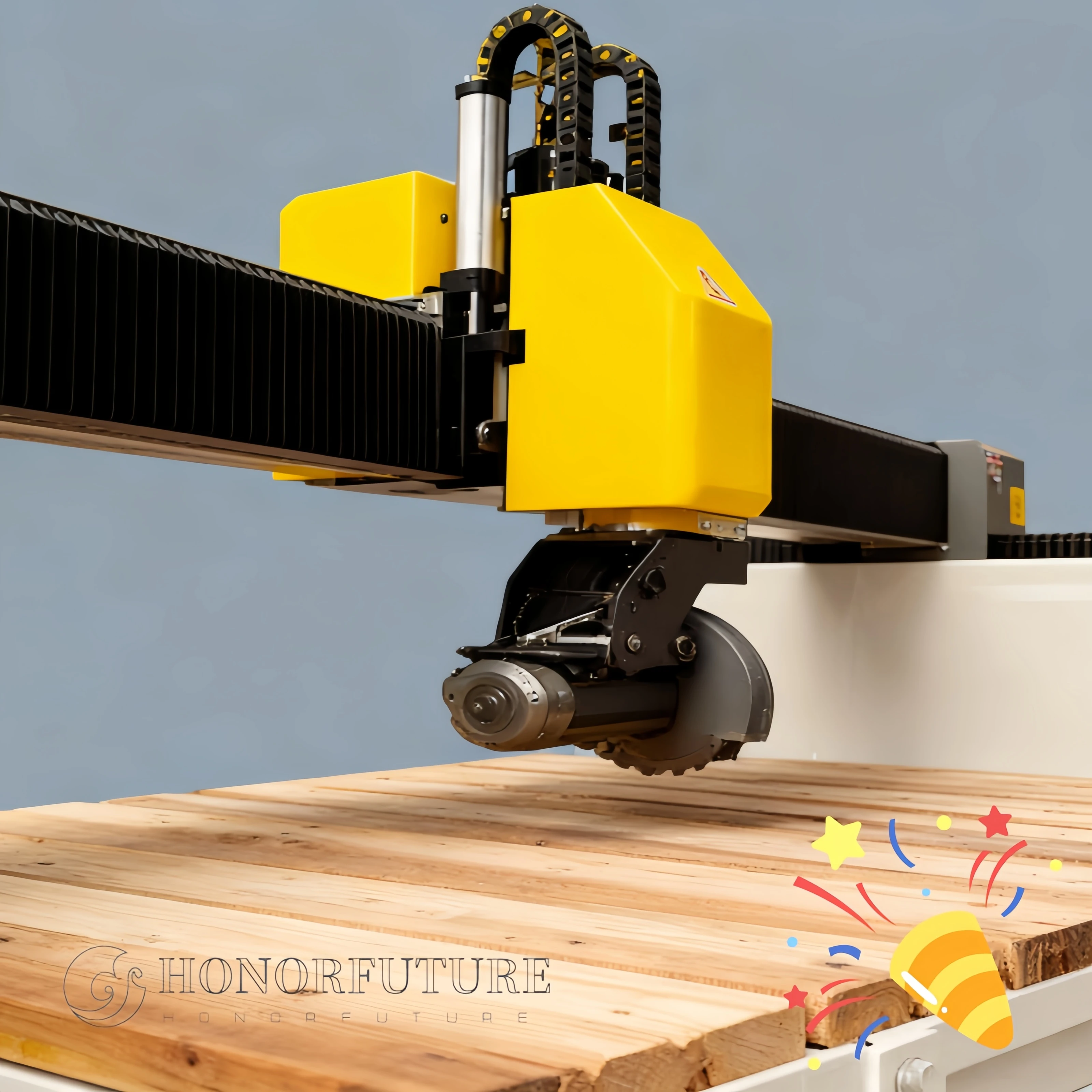 Heavy Duty 5 Axis CNC Bridge Saw 3200*2000mm Quartz Marble Cutting Machine for Granite High Qualit 3220 Stone Working Machinery