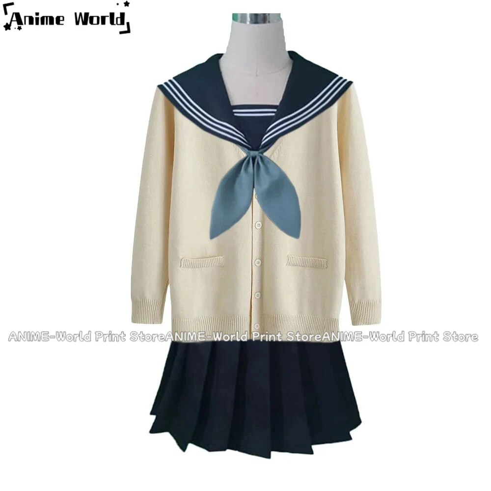 《Custom Size》Nemu Manaka Hokari Kanae School Uniform Dress Cosplay Costume custom made