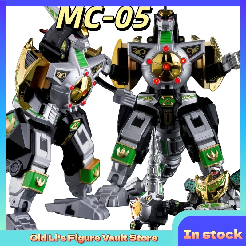 

В наличии: Игрушка-робот Lucky Cat MC Power Rangers MC-05 Dragon God Fusion Robot Toy Dragon King Caesar DLS, трансформирующаяся игрушка для коллекции, подарок