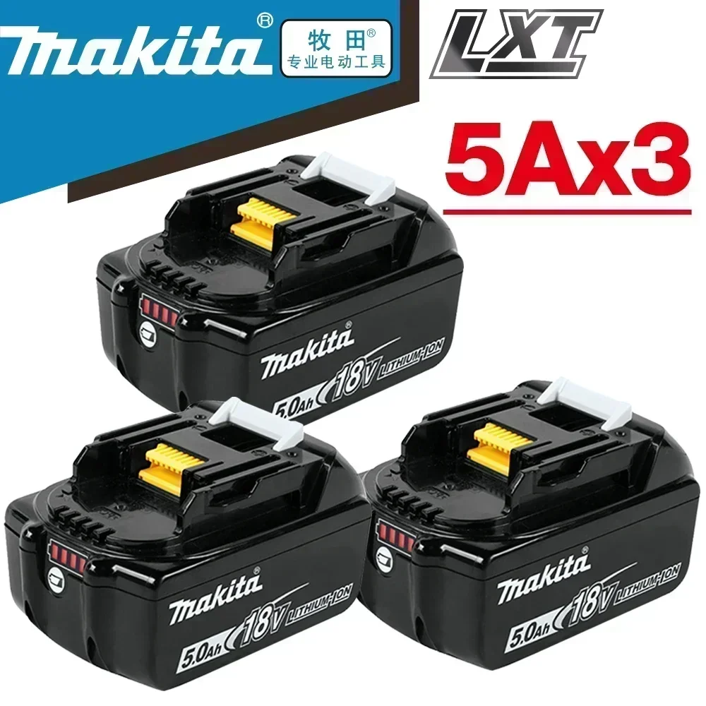 18V Makita originele accu, oplaadbare gereedschapsaccu met LED-display voor Makita LXT-serie accugereedschap & oplader