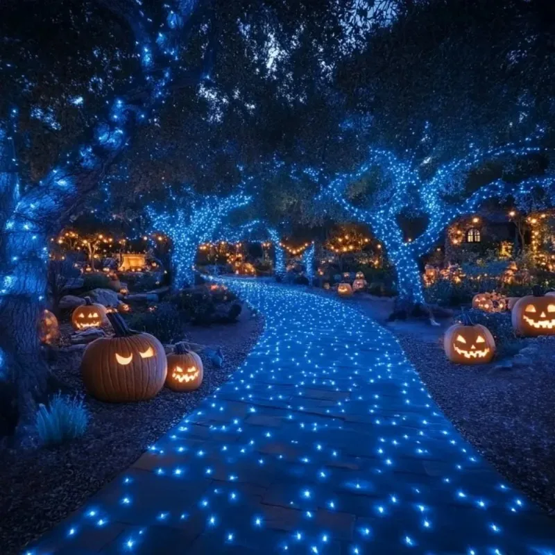 Уличный солнечный светодиодный светильник, гирлянда, садовый сказочный свет, гирлянда, светодиодная мерцающая лампа, свадебная рождественская гирлянда, украшение двора