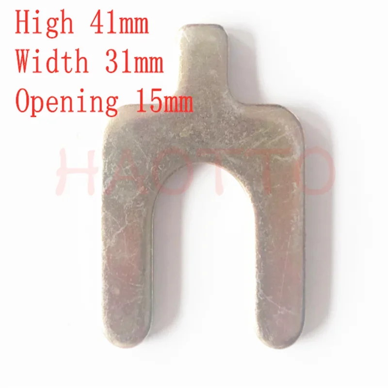 50pcs Four-wheel Positioning Camber Angle Adjustment Washer U-type Plug Gasket Thickness 1mm 1.5mm 2mm 2.5mm