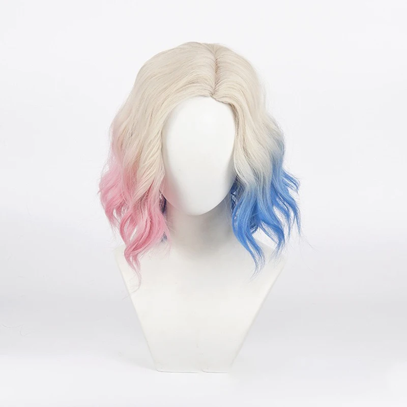 Enid Sinclair Role Wig TV Drama Wednesday Character Modeling Headwear Stage Sitcom Cosplay Headgear Highlight Short Hair