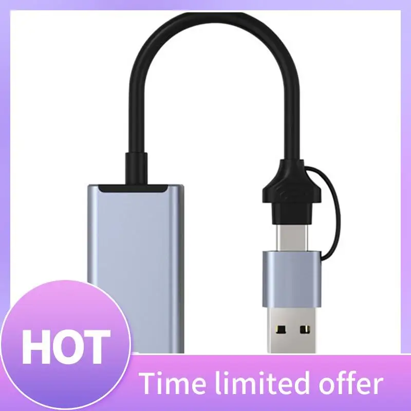 

B69C 1 шт. сетевая карта USB Type-C к RJ45 1000 Мбит/с сетевой адаптер для настольного ноутбука