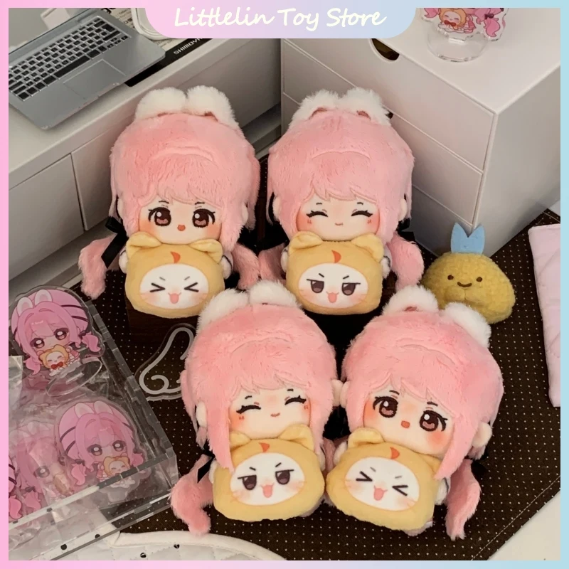 Original Infinity Nikki 10cm Momo & Nikki Mini Plush Doll Game Peripheral Cute Cotton Doll Toys Pendant Ornament Birthday Gift