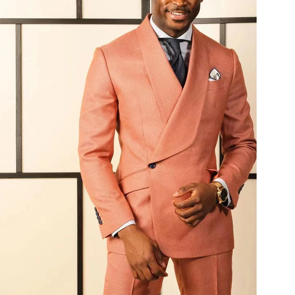 

Blazer Men Suits Terno Jacket Pants Two Piece Outfit Masculino Elegant Formal Occasion High Quality Slim Fit пиджак мужской 2024