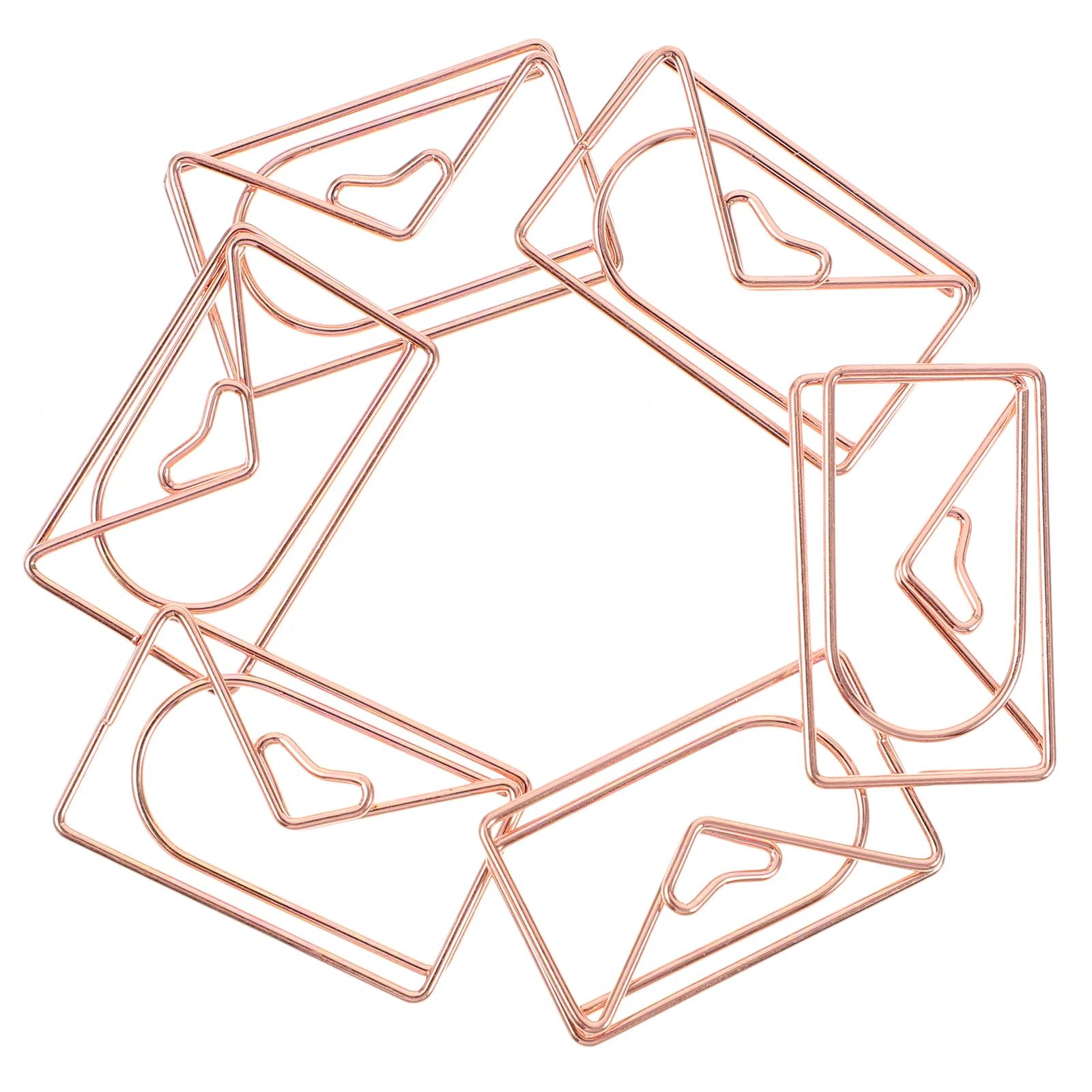 20 قطعة مقاطع ورق المغلف شكل مغلف معدني مقاطع المرجعية الإبداعية للملاحظات صور وثائق مكتب المدرسة المنظمون #3