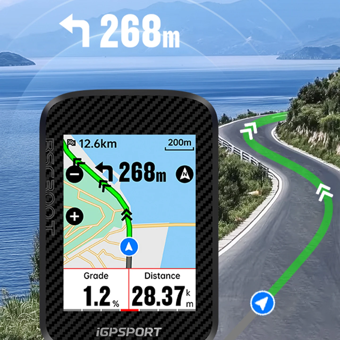 IGPSPORT BSC300T Touch-screen Bike Computer Wireless Speedometer