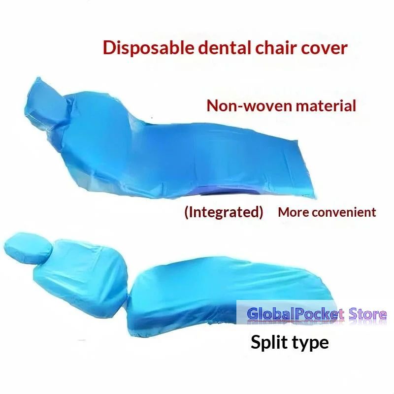 1 Set Integrated Split Type Waterproof Anti Dust Dental Unit Couch Sleeve Disposable Non Woven Dental Chair Cover For Dental