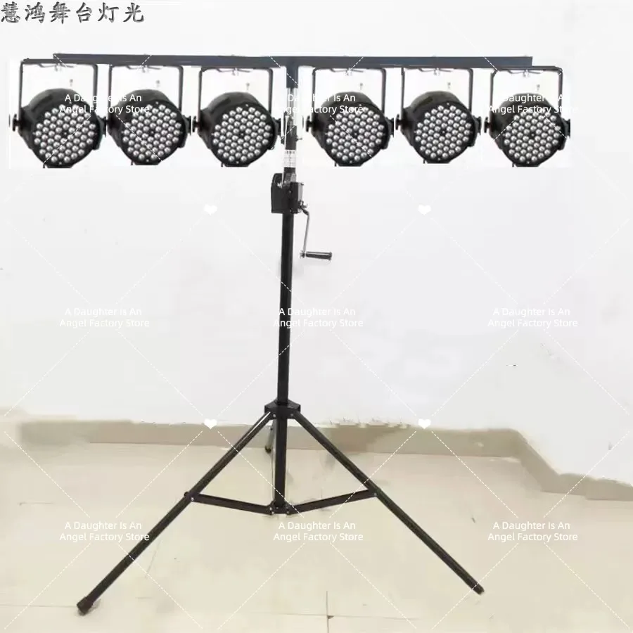 Hand-Cranked Lamp Holder LED Light Bracket 3 M Shelf Mobile Lifting Tripod Stage Wedding Performance Equipment