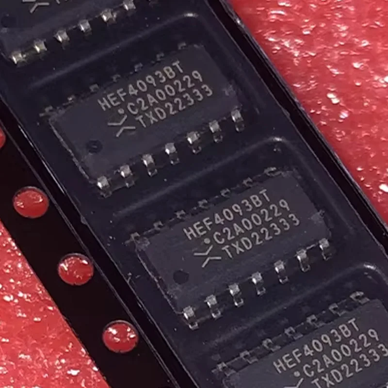 

10Pcs New Original Hef4093Bt,653 Hef4093Bt Soic-14 Four-Way 2-Input Nand Gate Schmitt Trigger Chip