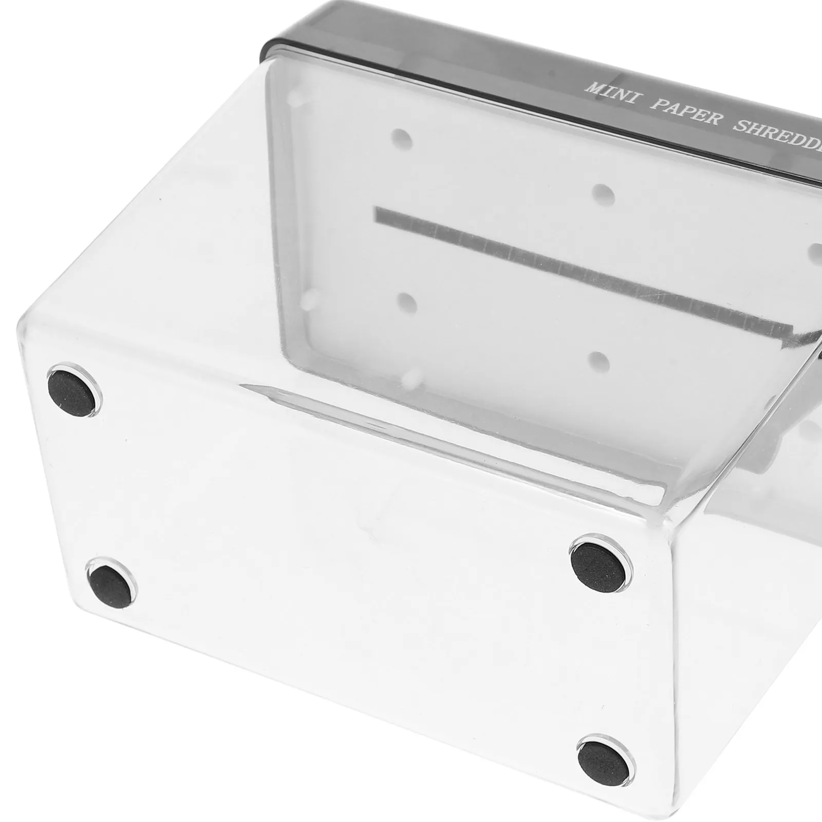 Small Manual Paper Shredder Desktop Hand Crank Wear-Resistant Office Household Paper Shredder Convenient for Bills Receipts