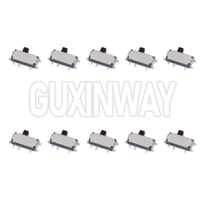 50PCS MSK-12C02 SMD Toggle Slide Switch For MP3 MP4 Mini 7-Pin ON-OFF 1P2T SPDT