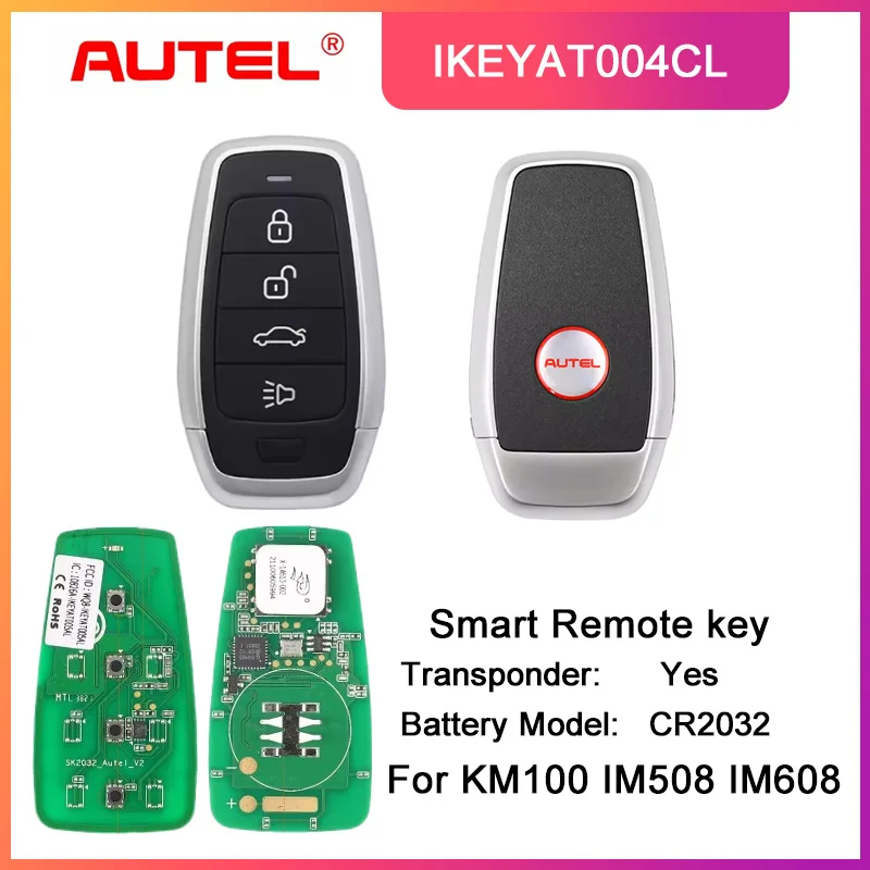 

MAGICKEY Autel ikeyat004cl independent Universal Smart Remote Key 4 buttons