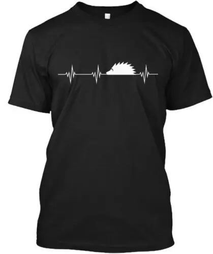 Hedgehog Heartbeat T-Shirt Made in the USA Size S to 5XL