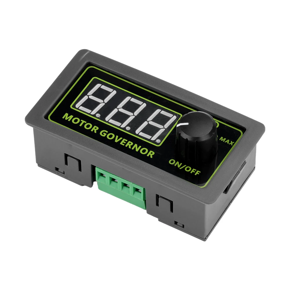 Controlador de Motor de CC, velocidad ajustable PWM, codificador de pantalla Digital, ciclo de trabajo 0-100% ajustable, 7-60V, 12V, 24V, 7A/15A