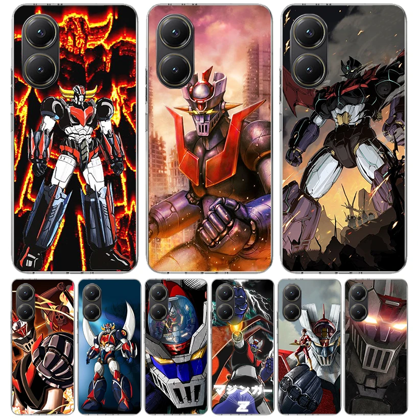 Funda de teléfono Manga Mazinger Z Anime para Xiaomi Poco X3 Nfc X5 X6 X7 X4 Gt F7 Ultra F6 F5 Pro F4 F3 M5S M4 M6 M3 Fundas de tendencia
