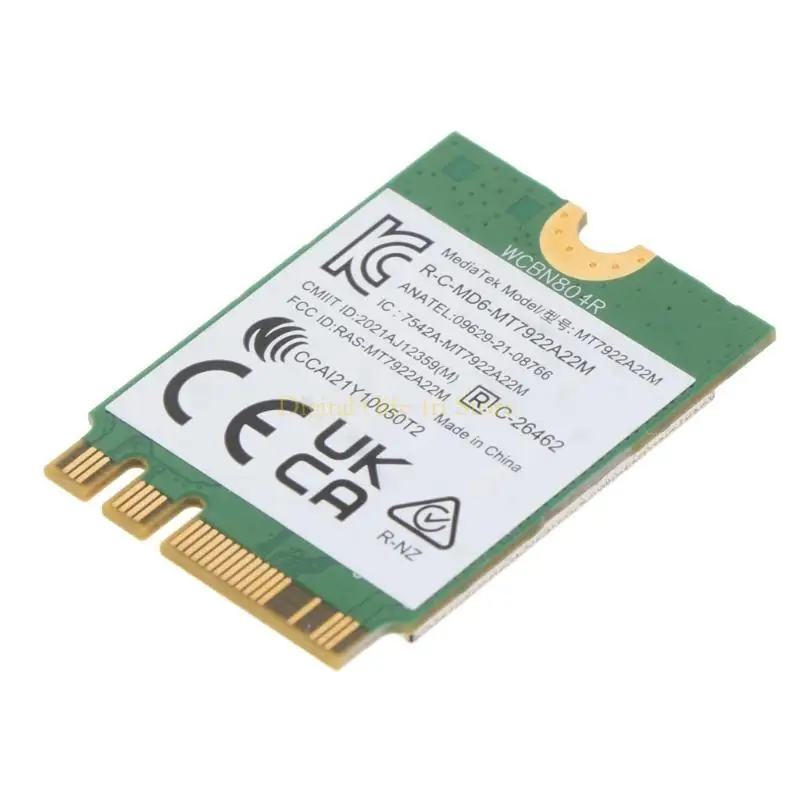 

E06d Wi-Fi 6e Беспроводная карта MT7922 5.2 Три-диапазон 2400 Мбит / с сетевого адаптера