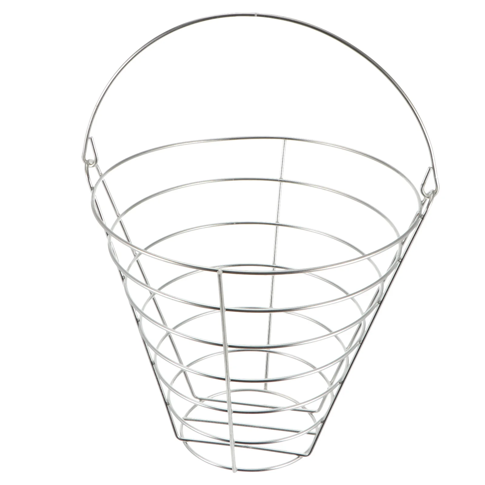 سلة الكرة الحديد حامل كرة الجولف مقبض قوي خفيف الوزن إطار معدني سعة كبيرة سلة تخزين الكرة في الهواء الطلق #5