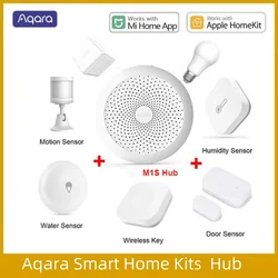 Aqara Smart Home Kits Zigbee Gateway Hub M1S Wireless Switch Lamp Door Motion Temperature Sensor Mihome Remote Control