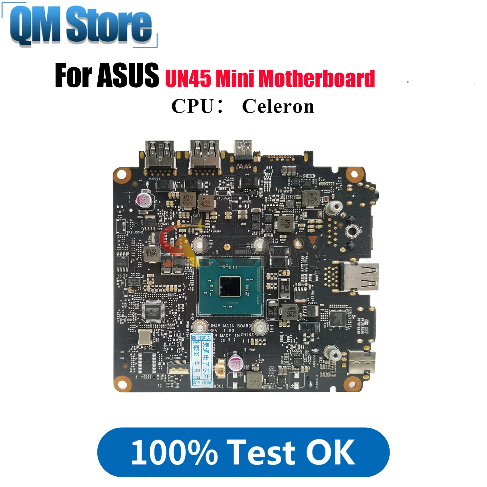 

UN45 Laptop Motherboard For ASUS VivoMini UN45 Notebook Mainboard With Celeron CPU 100% tests OK fast shipping High quality