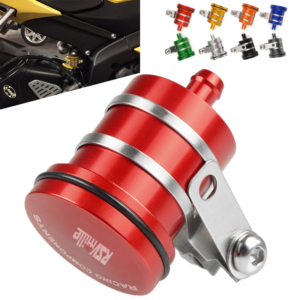 

CNC Aluminum Motorcycle For Aprilia RSV MILLE / R 2004-2008 Rear Brake Fluid Reservoir Clutch Tank Oil Cup 2005 2006 2007 2008