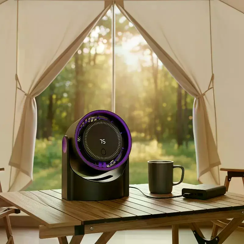 Desktop Electric Fan Circulator: Wireless Portable Quiet Home Wall Ceiling Air Cooler