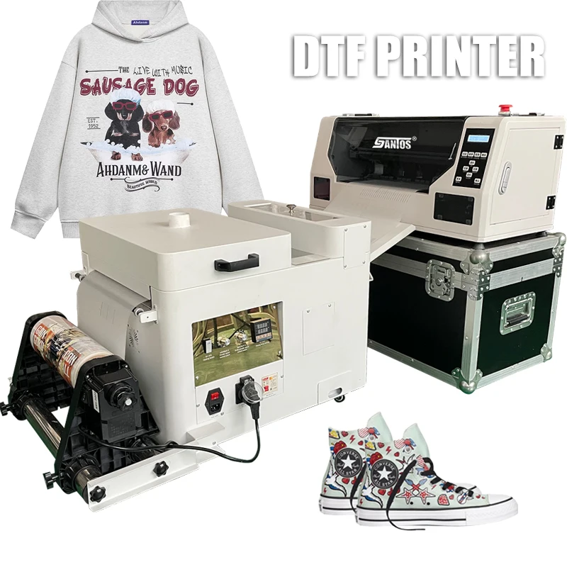 Fabric printing machine 30cm small size on clothes muti-function heat transfer A3 dtf printer plotters