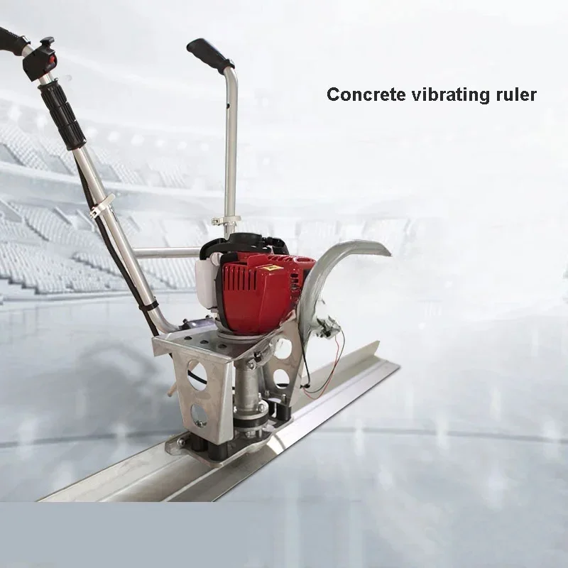engine concrete vibrating cement pavement vibrating flat ruler smoothing machine leveling ruler