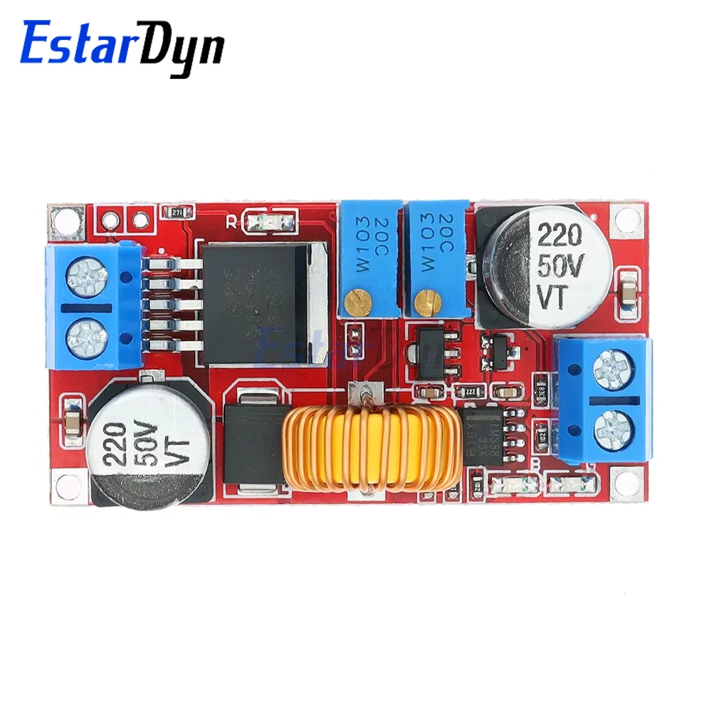 2pcs XL4015 5A DC to DC Power Converter 8-34V to 1.25-32V CC CV LED Driver Step Down Charging Board Lithium Charger Module