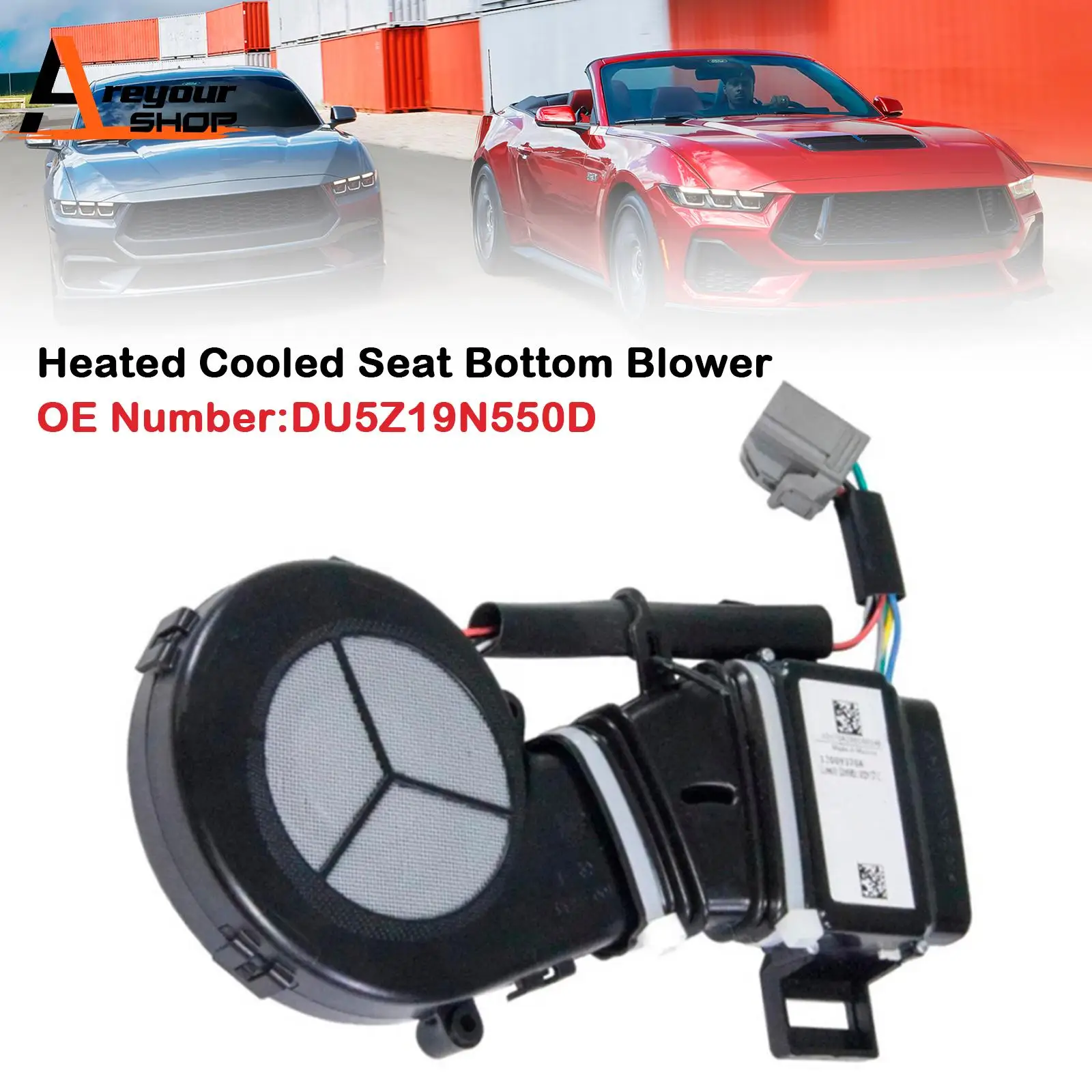 

Heated Cooled Seat Bottom Blower DU5Z19N550D for Ford F150 Fusion Mustang
