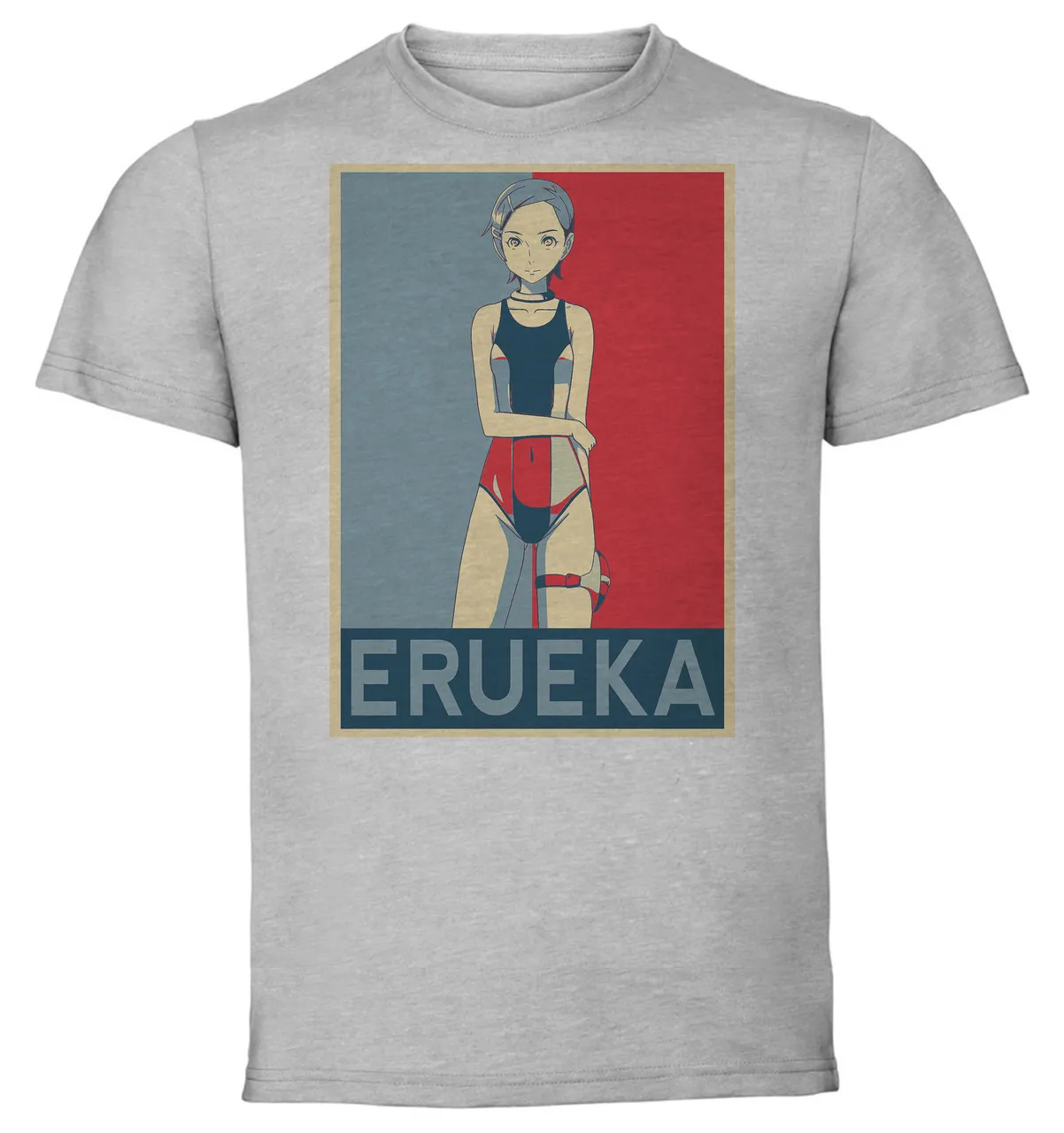 T-Shirt Unisex - Grey - Propaganda - Eureka Seven Eureka