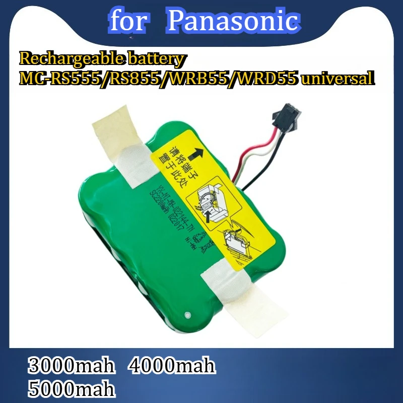 

5000mAh Suitable for Panasonic Robotic Vacuum Cleaner Rechargeable Battery MC-RS555/RS855/WRB55/WRD55 Rechargeable Battery