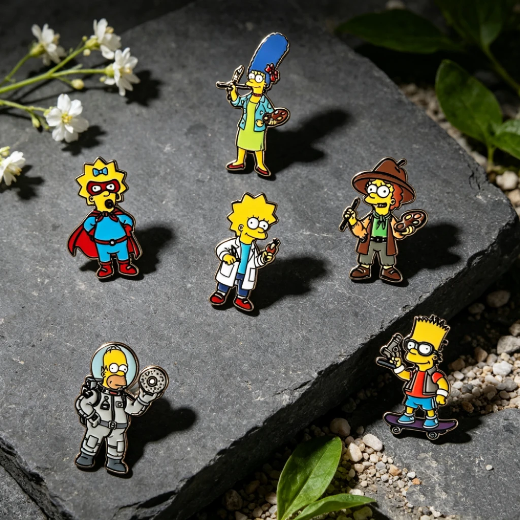 6 Pcs  Lapel Pins for Backpacks Men Women's Brooches on Clothes Badges Enamel Pin Jewelry Decorations Toys