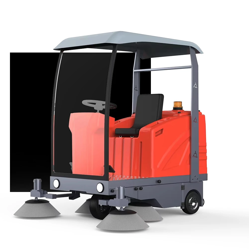 Высококачественный многофункциональный промышленный складский очиститель для пола, скрубберное оборудование, подметальная машина для езды